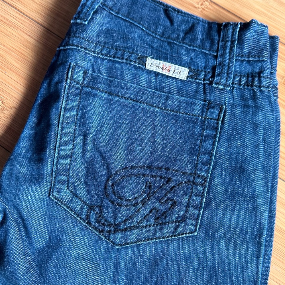 Frankie B. Jeans Embroidered Vintage Denim